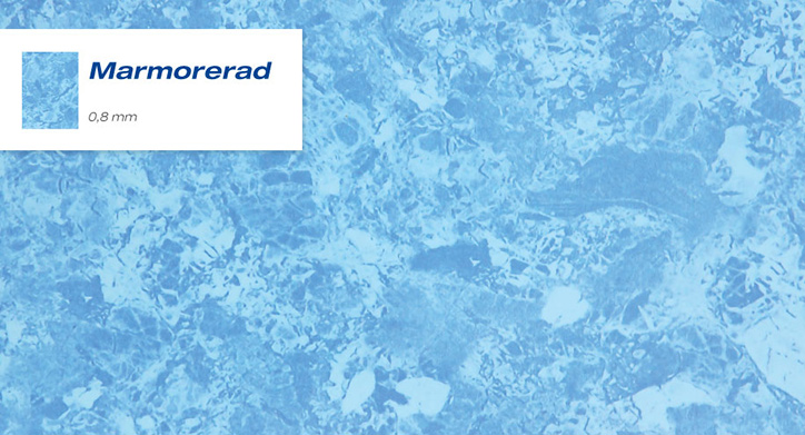 Marmorerad - pool liner