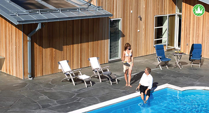 Solfångare pool - miljövänlig poolvärmare.