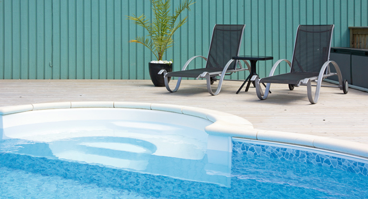 Oval pool installation från Poolkungen
