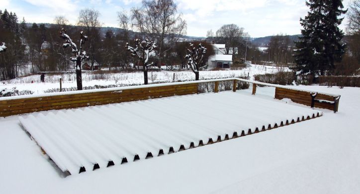 Vintertäckning pool - Poolkungen